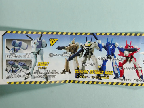 Macross Robotech Second Mission Full Set Gashapon