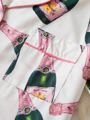 Pijama Para Mujer De Seda Sexy Cómodo Y Elegante Conjunto