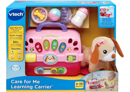 Vtech Care For Me Porta Mascotas, Música, Frases Y Luces. Color Rosa