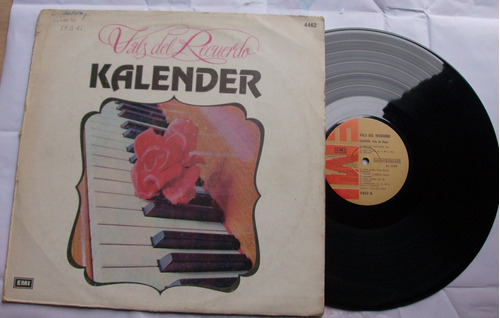 Vals Del Recuerdo - Kalender : Solo De Piano / Vinilo Vg+