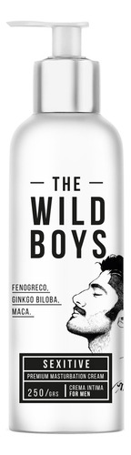 Crema Lubricante Para Hombre Sexitive The Wild Boys 250gr