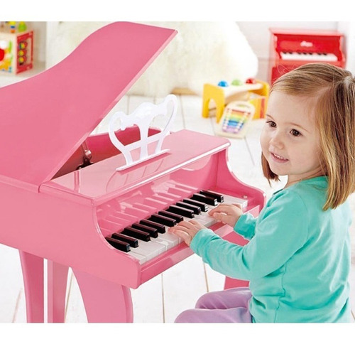 Piano De Cola Para Niños De Madera Lacada Uso Infantil