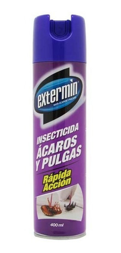 Insecticida Extermin 400 Ml Mata Ácaros Y Pulgas