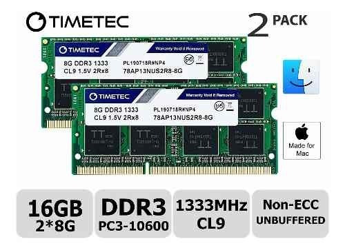 Memoria RAM 8GB 1 Timetec 78AP13NUS2R8-8G