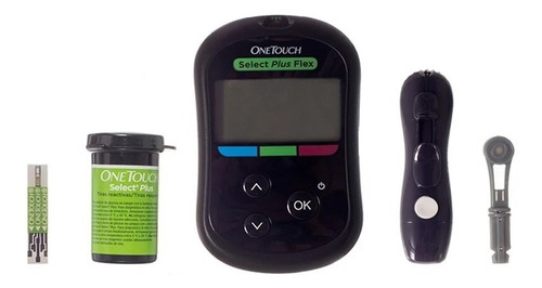 Imagen 2 de 3 de Medidor De Glucosa One Touch Select Plus Flex 60 Dias