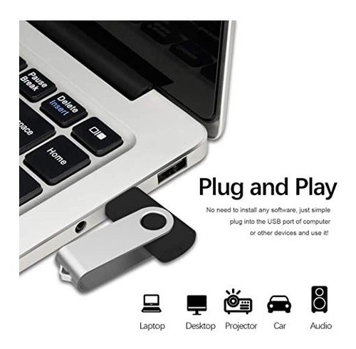 Pendrive Flash Drive 16gb Giratorio Usb Computación Ultra