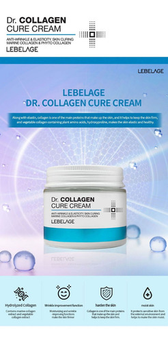 Crema Facial Coreana Antiarrugas De Dr.cure Colageno (1pz) K