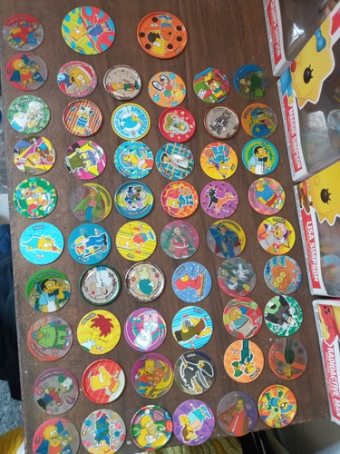 Tazos D Los Simpson Gira Tazos Looney Tunes Y Mas 10/10 (Usado)