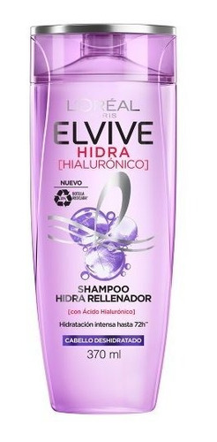 Shampoo Hidra Hialurónico Elvive L´oréal Paris 370ml