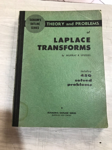 Laplace Transforms - Spiegel - Mc Graw Hill (usado) 