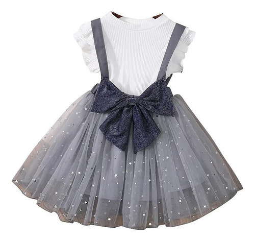 Vestido De Muñeca Princesa De Tul Sin Mangas Para Niñas