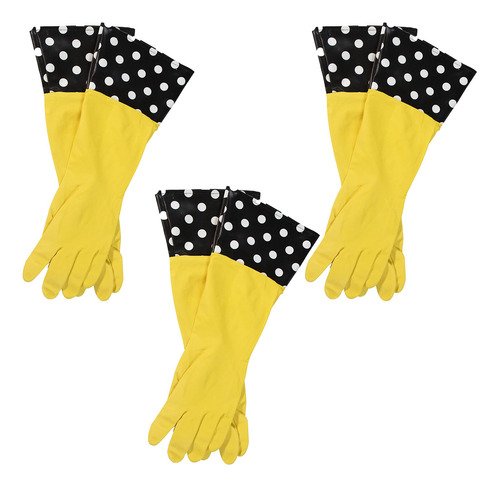 Guantes Glamorosos Para Lavar Platos, Guantes De Látex Gru.