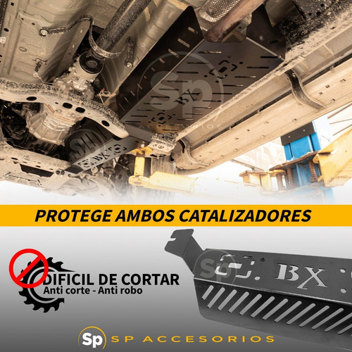 Imagen 2 de 10 de Protector Catalizador Anti Robo Para Toyota Hilux 2016/2022+