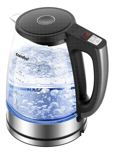 Chaleira De Vidro Comfee 1.7l E Caldeira De Água - Control