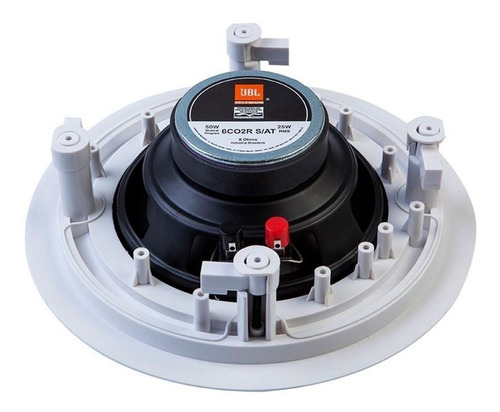 12 Caixa De Som Arandela Coaxial Redonda Jbl 6co2r Cor Branco