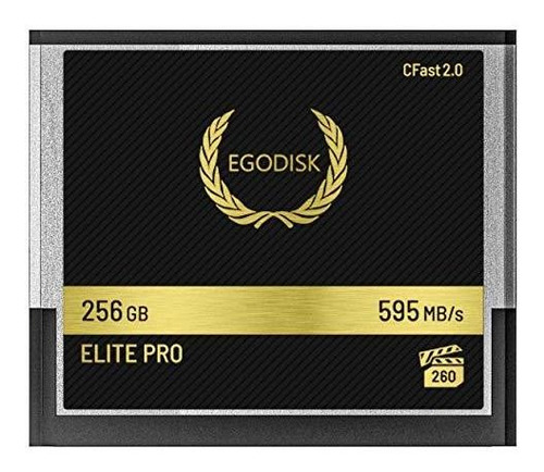 Tarjeta De Memoria Egodisk Elite Pro 256gb Cfast 2.0 4k 6k