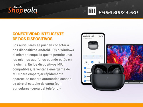 Auriculares Inalámbricos Bluetooth Xiaomi Redmi Buds 4 Pro