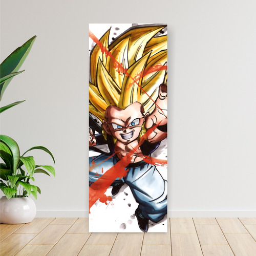 Imagen 4 de 8 de Cuadro Grande De Anime Gotenks Super Saiyan 3 - Animeras