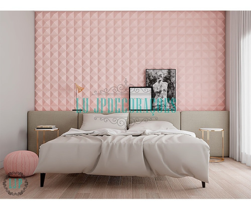 Imagem 2 de 10 de Kit 13m² Placas Pvc 3d Revestimento De Parede 50x5