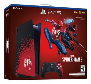 Consola Playstation 5 Marvels Spider Man 2 Limited Edition Color Negro