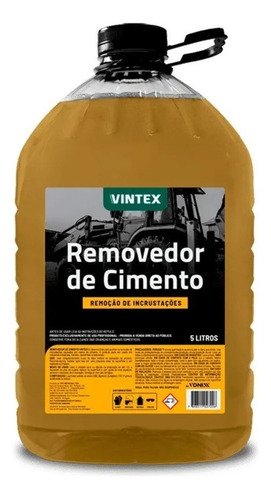 Removedor De Cimentos Limpeza Betoneira Desincrusta Vintex