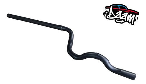 Tuberia Directa En 3 Para Vw Golf, Jetta Mk4 A4 Negra