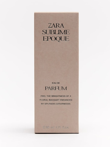 Zara Sublime Epoque Edp 80 ml  