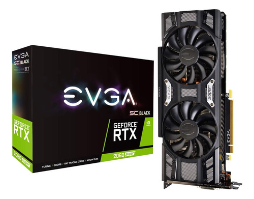 Placa de video Nvidia Evga  SC Gaming GeForce RTX 20 Series RTX 2060 SUPER 08G-P4-3062-KR 8GB