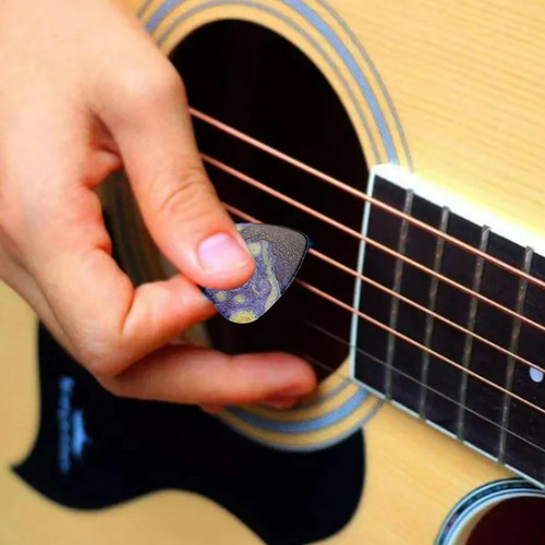 Púas De Guitarra Eléctrica Juego De Púas Delgadas Medianas Y