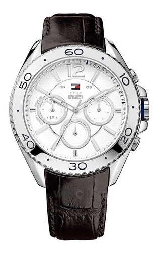 Reloj Tommy Hilfiger De Hombre Malla Marrón 1791030