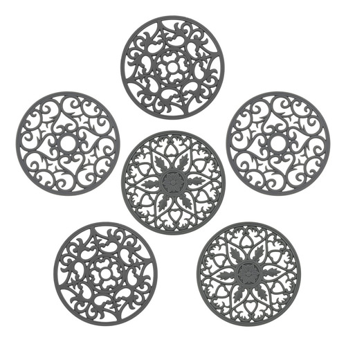 Alfombrilla De Silicona Antideslizante Para Cocina 6 Unidade