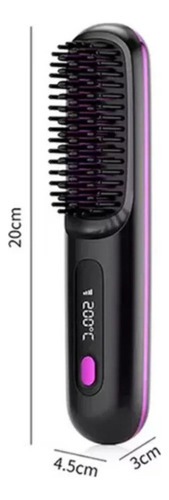 // Para Escova De Cabelo Pente Sem Fio Fast Heating Usb /56