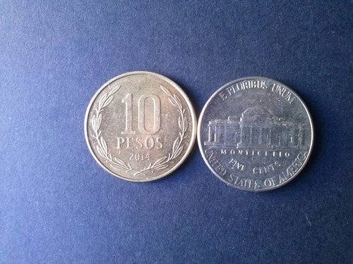 Moneda Estados Unidos Five Cents Níquel 2000 Ceca D