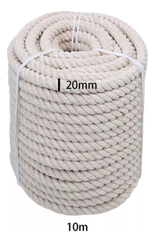 Cuerda De Algodón, Cuerda Artesanal, Cuerda De 20 Mm