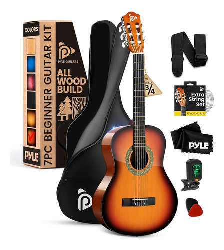 Kit De Guitarra Acústica Para Principiantes Pyle, Instrument