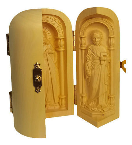 Adornos De Talla De Madera, Escultura Religiosa Católica