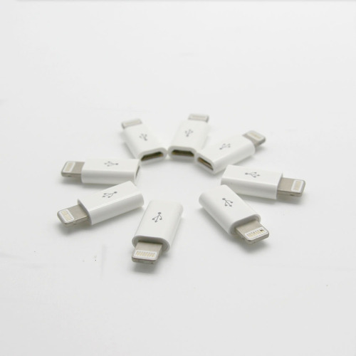 Ficha Adaptador Micro Usb A Lightning Para iPhone Sabattini