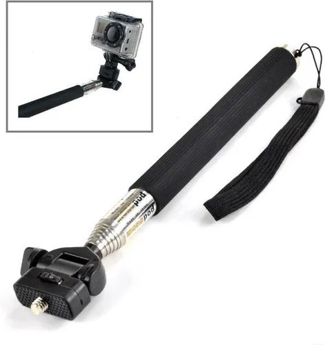 Bastão Retrátil Monopod Pau De Selfie 97cm Gopro Celular Cam