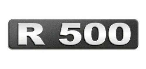 Emblema R500 Cromado Scani Moderno A Partir De 2010
