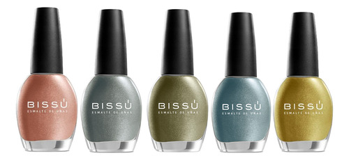 Bissu Mini Esmaltes Colección Baile De Salón- 5 Esmaltes 5ml Astros Mini