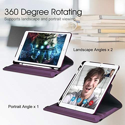 Funda New iPad 2021 Fintie 10.2 9na/8va/7ma Gen Purple