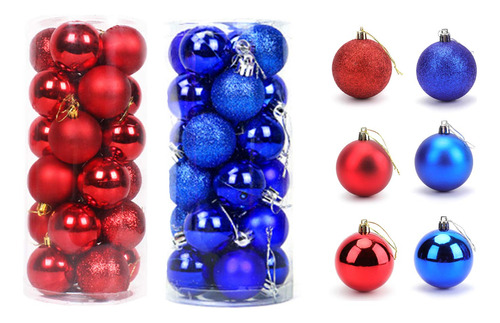 Cedilis 48 Bolas De Navidad Inastillables De 2.7in, Bolas De