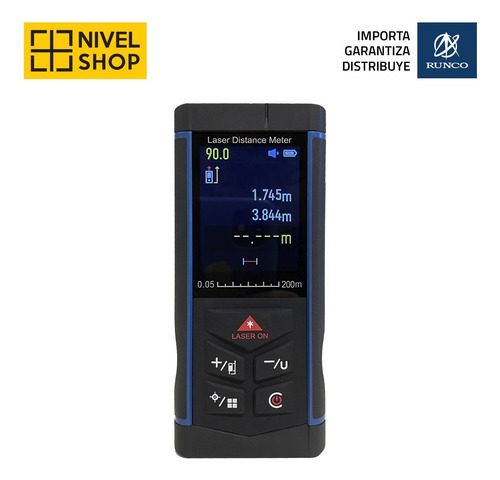 Medidor Láser Pro Level Sun Master Con Cámara Y 200m Alcance