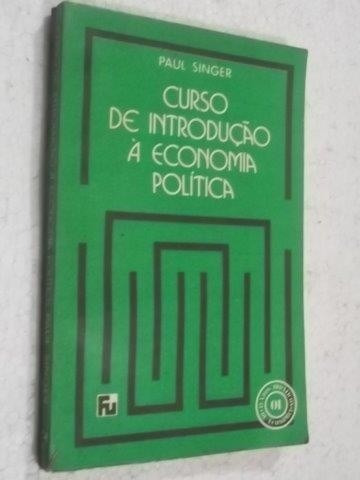 Livro Introdução À Economia Politica - Paul Singer