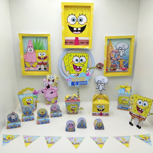 Arquivo De Corte Kit Bob Esponja 02