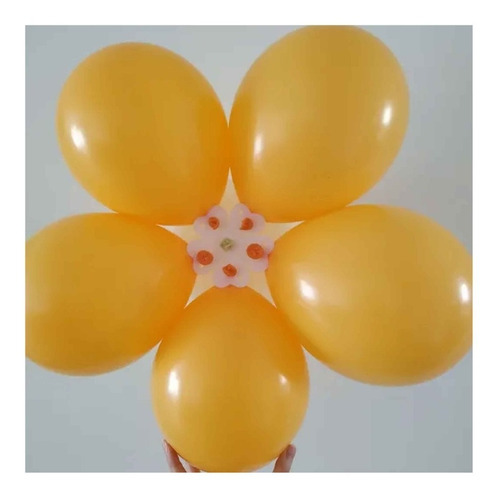 Imagen 6 de 7 de Clips Para Flores Con Globos 1 Pack Contiene 6 Unid De 6 Cm