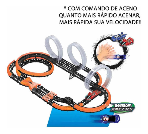 Hot Wheels Wave Racers Mega Match Way - Pista E 2 Carrinhos