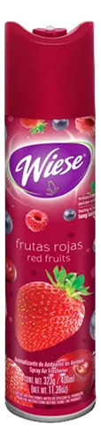 12 Pz Wiese Aromatizante 323g/400ml Frutas Rojas