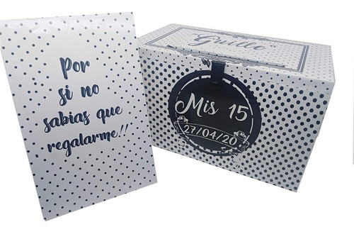 Imagen 1 de 10 de Urna Buzón De Madera Boda 15 Años Cumples Personalizado