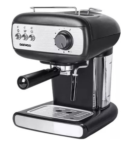 Cafetera Espresso 2 Tazas Daewoo Des-1548 1100 W Color Negro